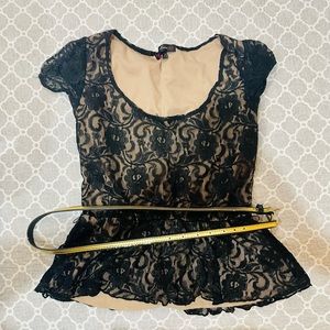 Heart Soul black gold Blouse